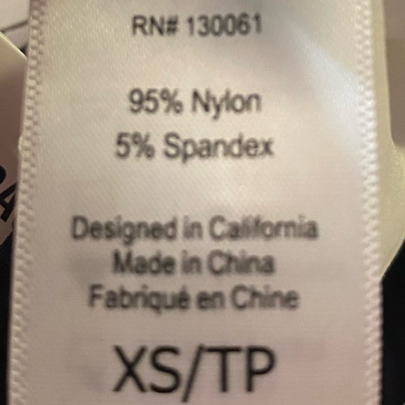 L*Space Foley Textured Bikini Bottom Bitsy in Black & White, High Leg, X-Small - Picture 10 of 13